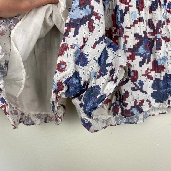 Thakoon Floral Pixel Eyelet Romper - Picture 3 of 6